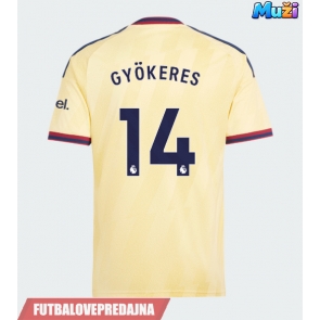 Lacne Muži Futbalové dres Arsenal Viktor Gyokeres #14 2026-27 Krátky Rukáv - Tretina